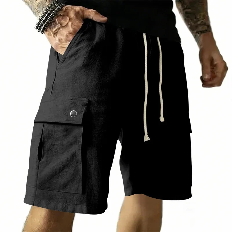 Pantalones cortos cargo elegantes - Imagen 3