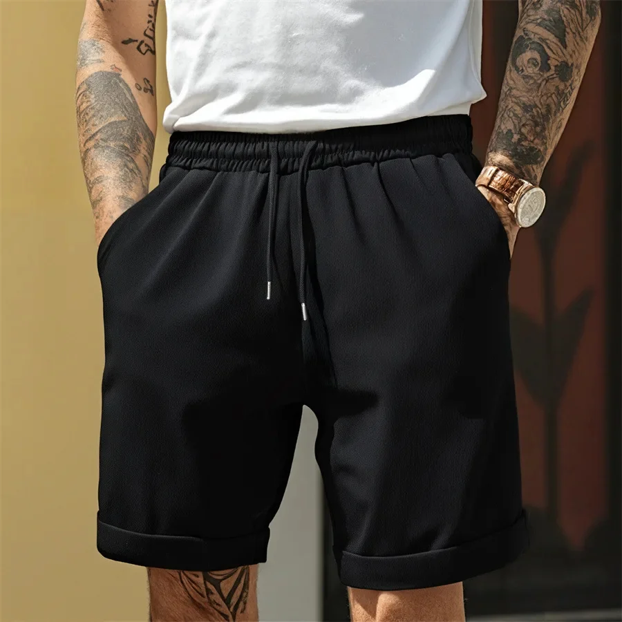 Pantalones cortos elegantes para hombre - Imagen 5