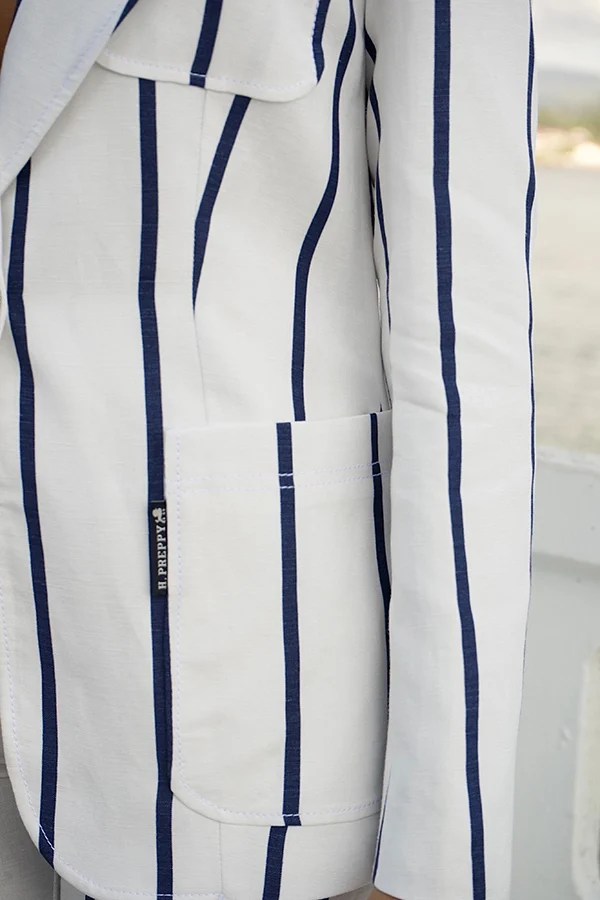 "Azzurra" blazer Highly Preppy - Imagen 4