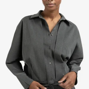 Chaqueta blusa con pliegues YAYA