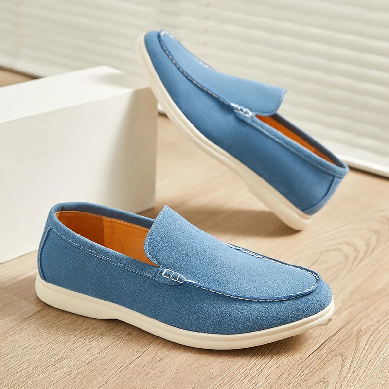 Mocasines elegantes de ante - Imagen 5