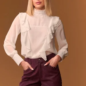 "White boho" blusa Minueto