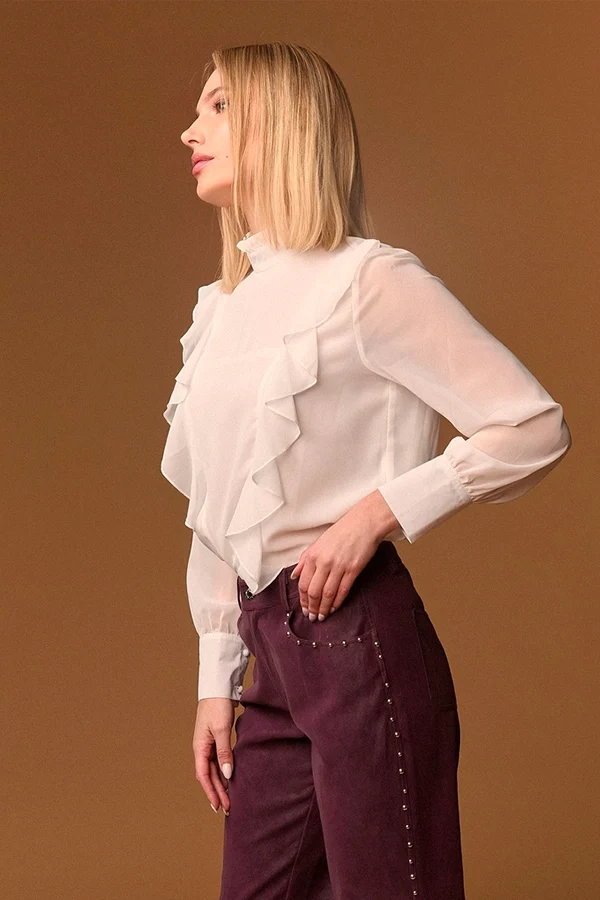 "White boho" blusa Minueto - Imagen 3