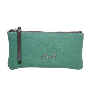 Complementos – Bolsa tipo Neceser – Cuero, Vaca, Verde