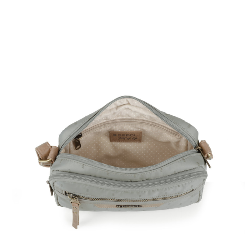 Bolso bandolera mujer dos compartimentos Gabol Zahara 601904 - Imagen 5