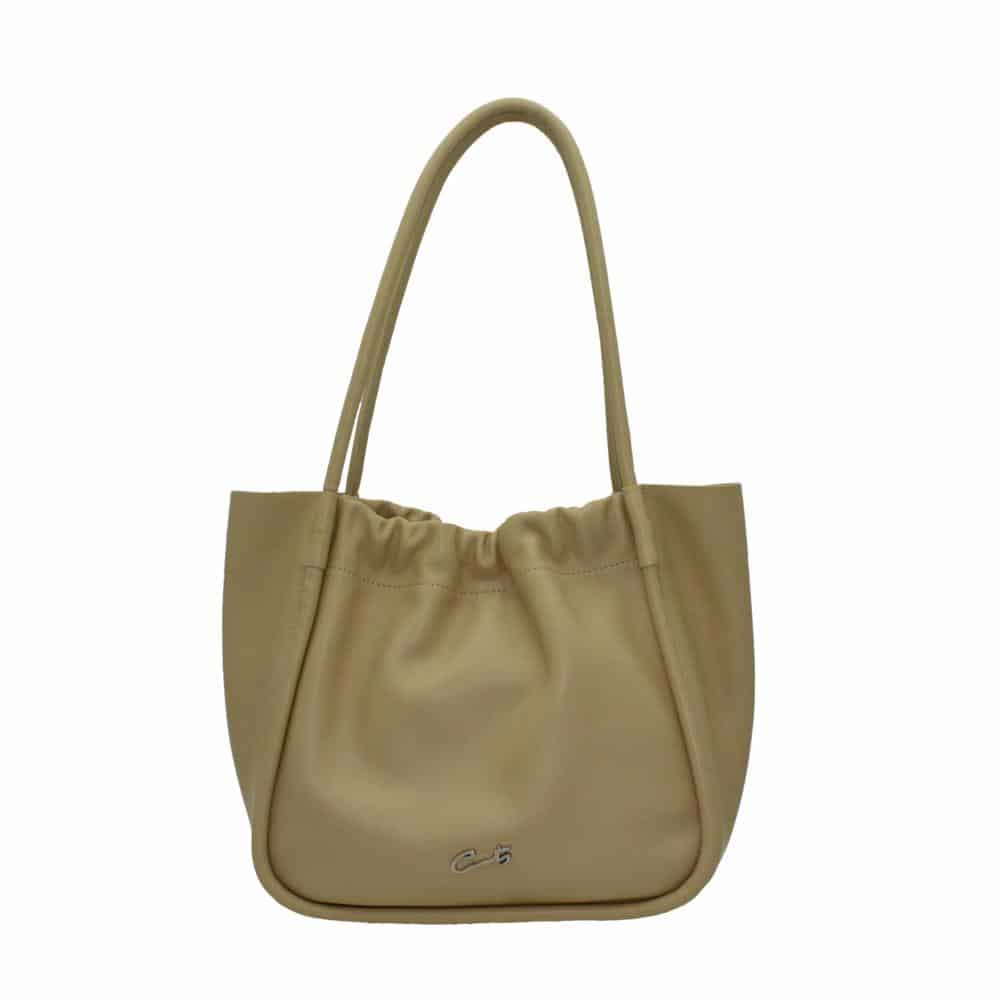 Bolso de Mujer en Piel Lisa con Dos Asas