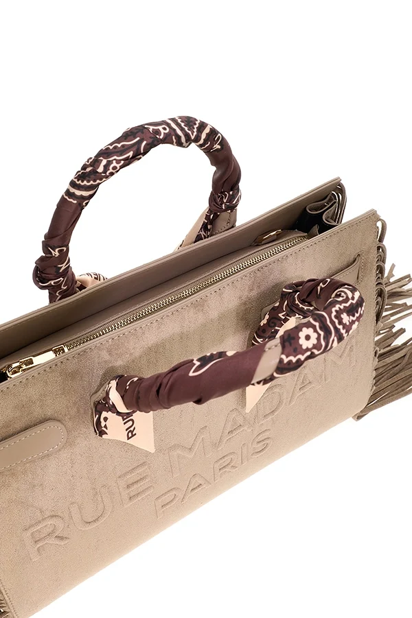 "Canyon Tote Fringes Topo" bolso Rue Madam - Imagen 5