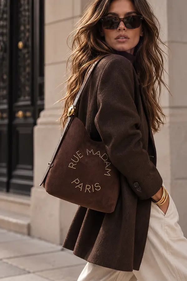 "Le sac marrón" bolso Rue Madam - Imagen 3