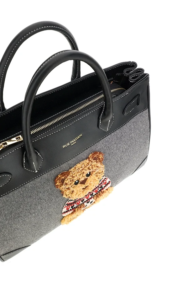 "Marvin Love Tote gris" bolso Rue Madam - Imagen 5