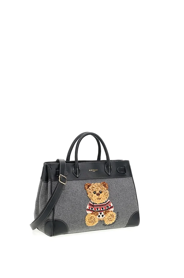 "Marvin Love Tote gris" bolso Rue Madam - Imagen 4