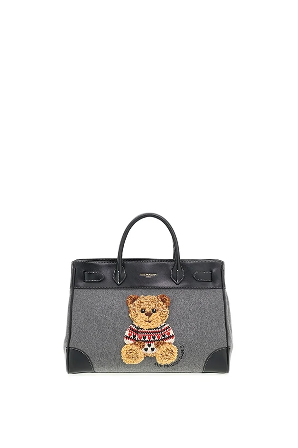 "Marvin Love Tote gris" bolso Rue Madam - Imagen 2