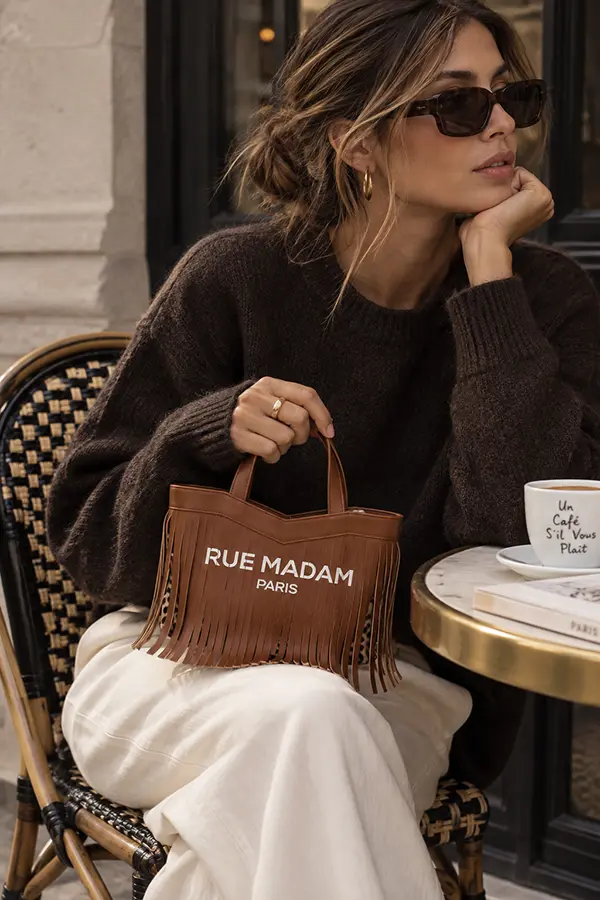 "Sauvage mini Camel" bolso Rue Madam - Imagen 3