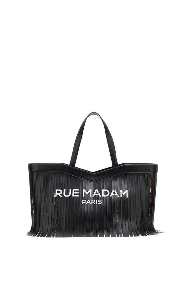 "Sauvage shopping Negro" bolso Rue Madam - Imagen 2