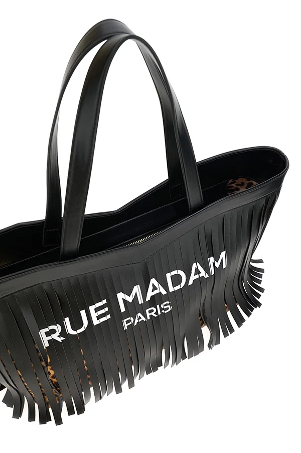 "Sauvage shopping Negro" bolso Rue Madam - Imagen 5