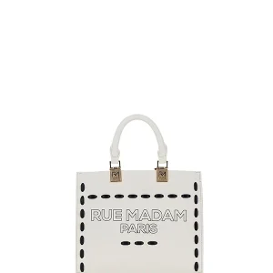 "Iconique Spring Mini Tote Blanco" bolso Rue Madam