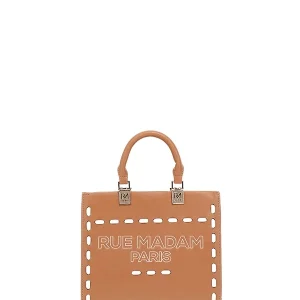 "Iconique Spring Mini Tote Cognac" bolso Rue Madam