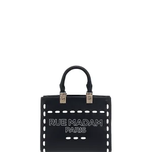 "Iconique Spring Mini Tote Negro" bolso Rue Madam