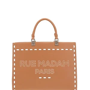 "Iconique Spring Tote Cognac" bolso Rue Madam