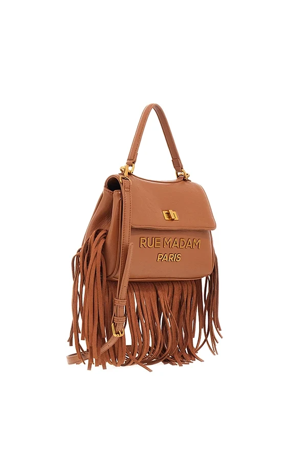 "Les Jours XS flecos Cognac" bolso Rue Madam - Imagen 3