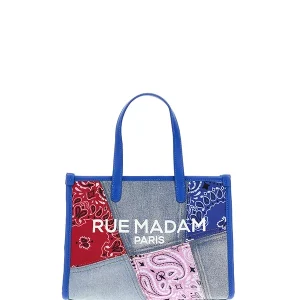 "Paisley Mini Tote azul" bolso Rue Madam