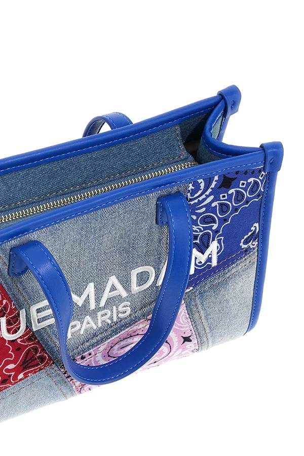 "Paisley Mini Tote azul" bolso Rue Madam - Imagen 4