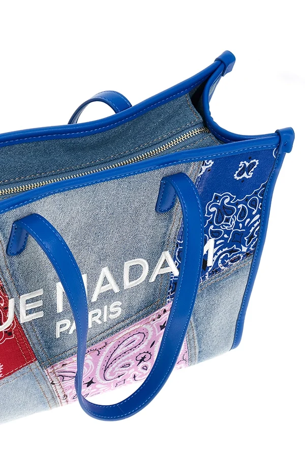 "Paisley shopping Tote azul" bolso Rue Madam - Imagen 4