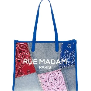 "Paisley shopping Tote azul" bolso Rue Madam