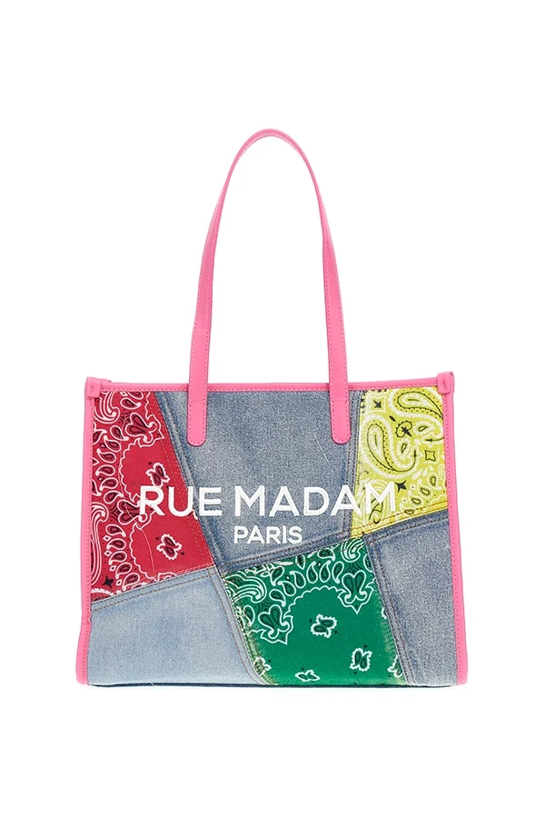 "Paisley shopping Tote Rosa" bolso Rue Madam