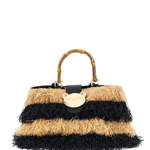 "Riad Fringes Basket Negro" bolso Rue Madam