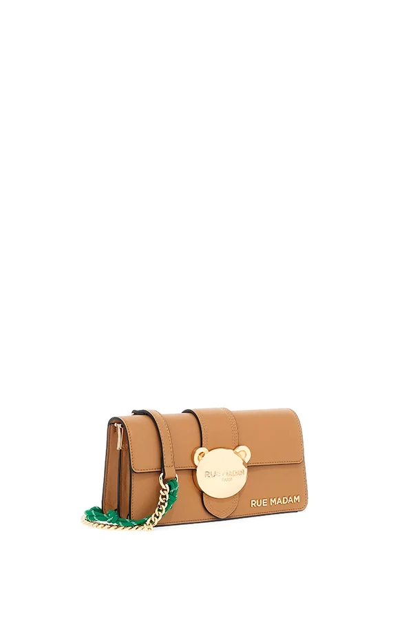 "Teddy It-bag Shoulder Cognac" bolso Rue Madam - Imagen 3