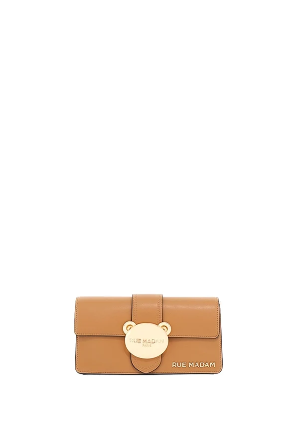 "Teddy It-bag Shoulder Cognac" bolso Rue Madam