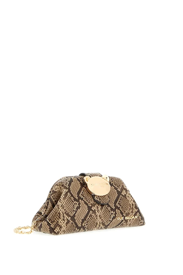 "The Pouch exotique Caramel" bolso Rue Madam - Imagen 3