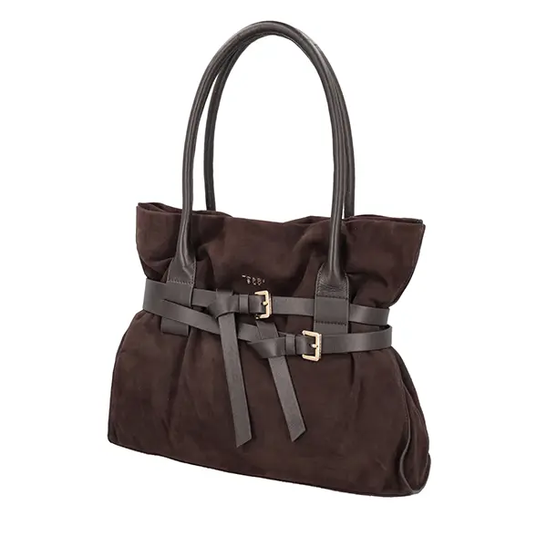 "Kenya marrón" bolso shopping Tosca Blu - Imagen 4