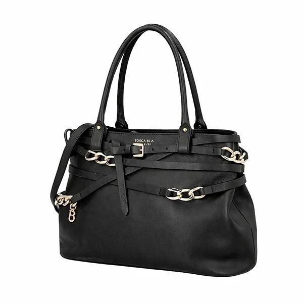 "Montecarlo negro" bolso Tosca Blu - Imagen 3