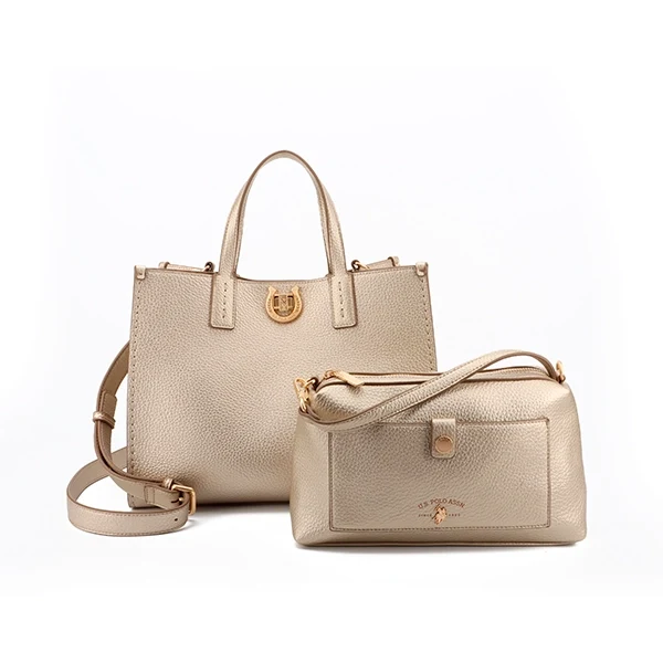 "Loire Tote dorado" bolso U.S. Polo Assn. - Imagen 4