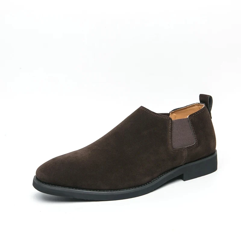 Elegantes zapatos británicos de ante - Imagen 4