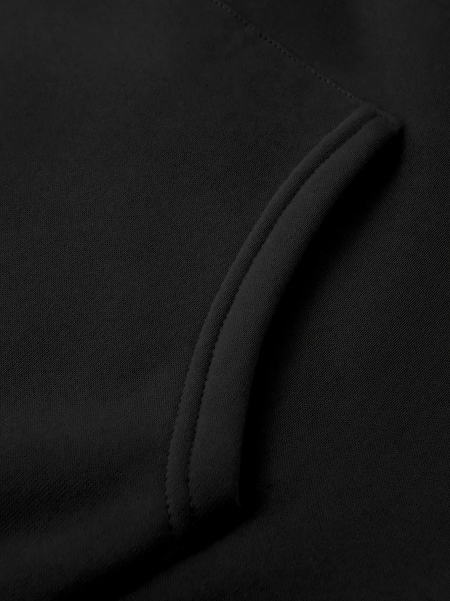 Ensemble Survêtement Homme Bicolore à Capuche et Bandes Horizontales Gris et Noir - Imagen 9
