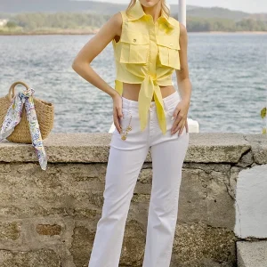 "Giallo" pantalón denim Highly Preppy