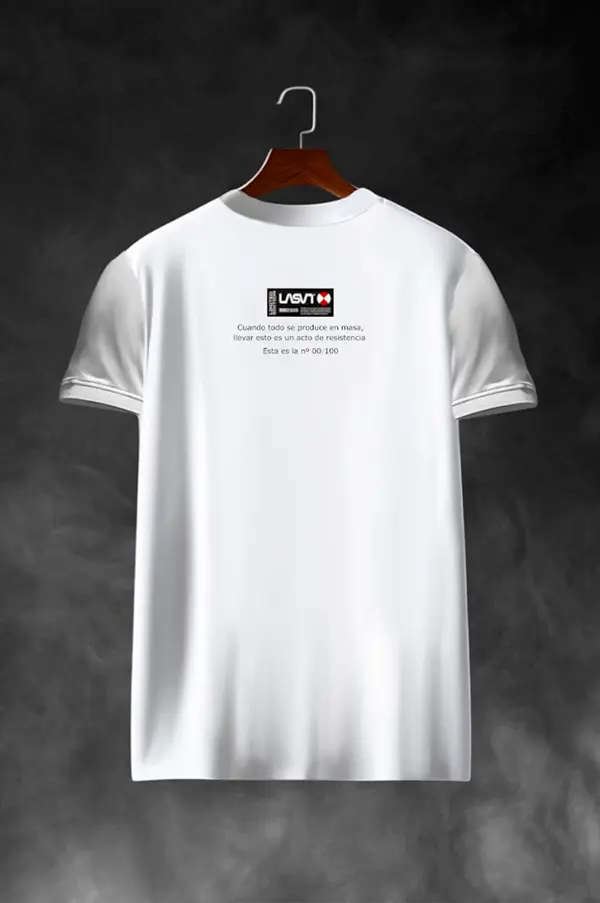 "Punknotdead blanco" camiseta LaSal - Imagen 5