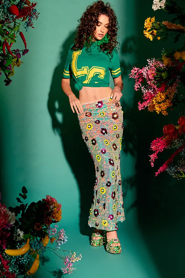 "LC verde" camiseta Le Cruel - Imagen 5