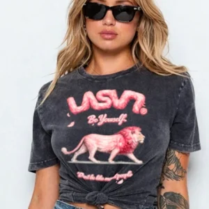 "Lion gris" camiseta LaSal