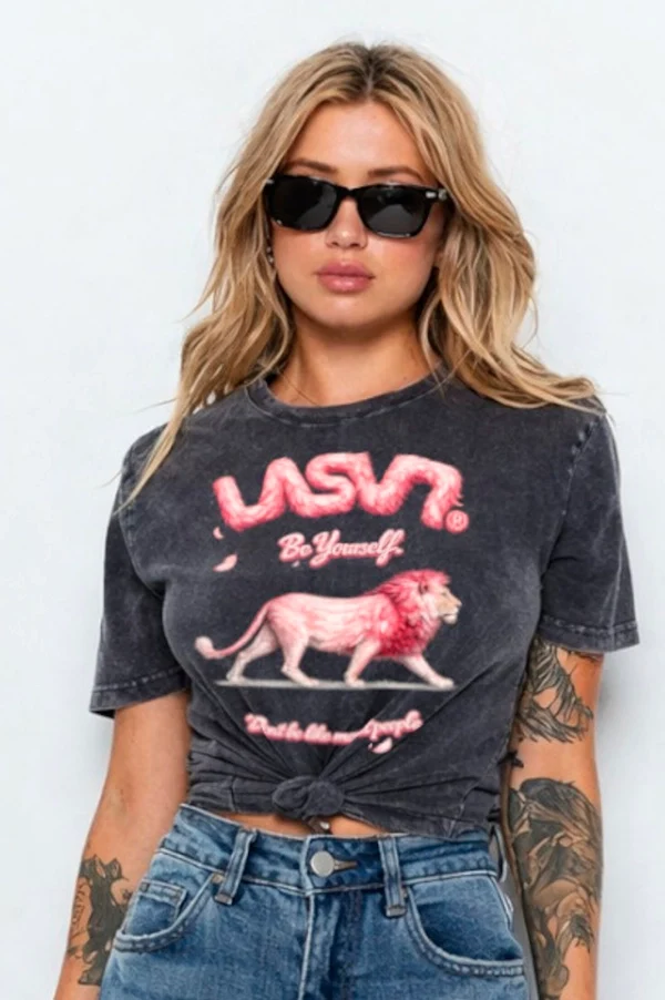 "Lion gris" camiseta LaSal