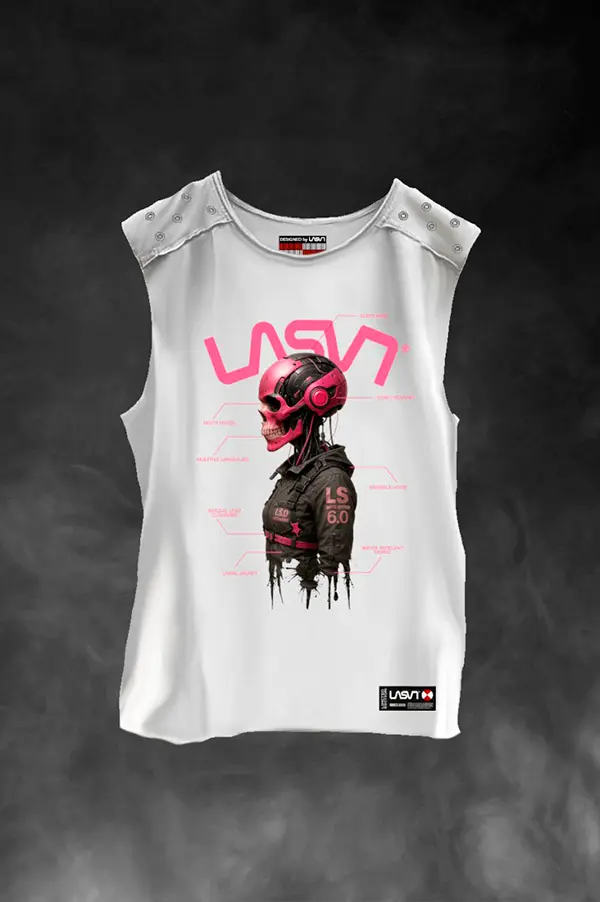 "Robot blanco " camiseta LaSal - Imagen 2