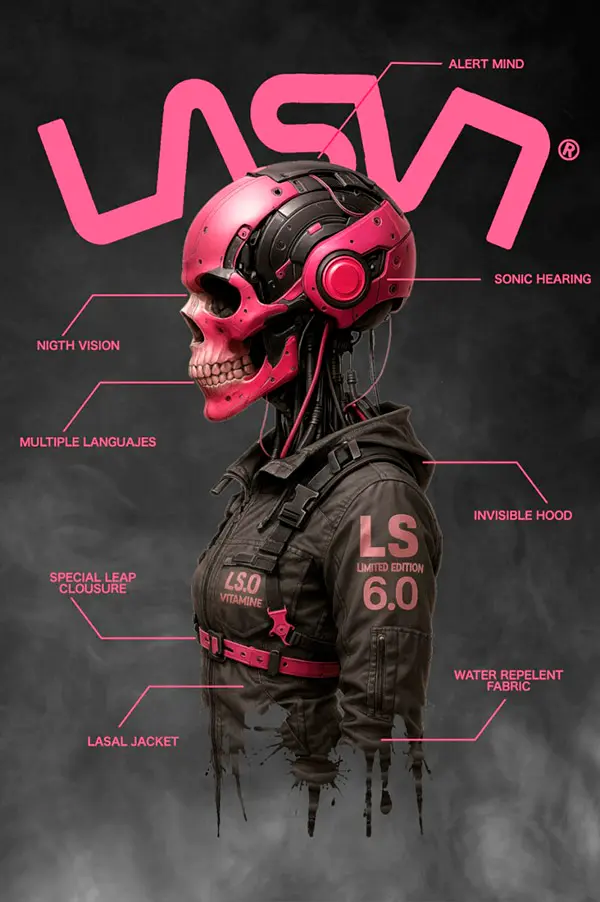 "Robot blanco " camiseta LaSal - Imagen 4