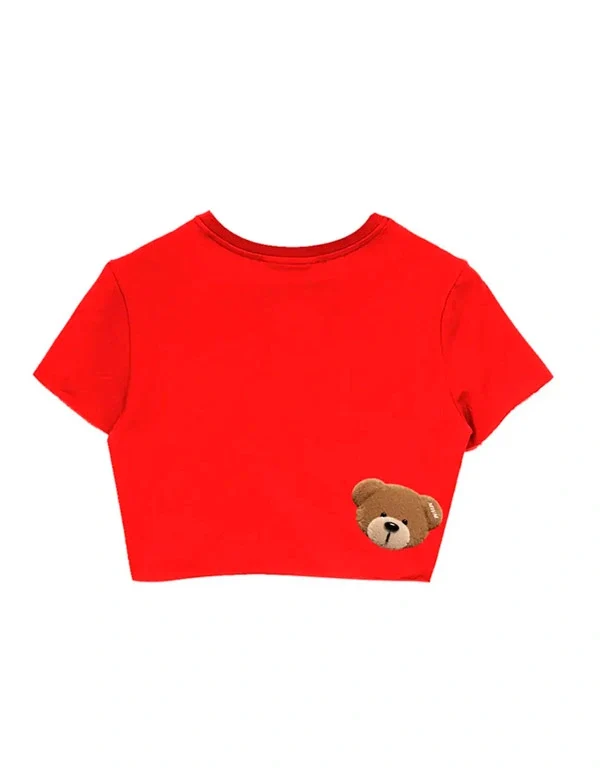 "Teddy rojo cropped" camiseta MWM - Imagen 3