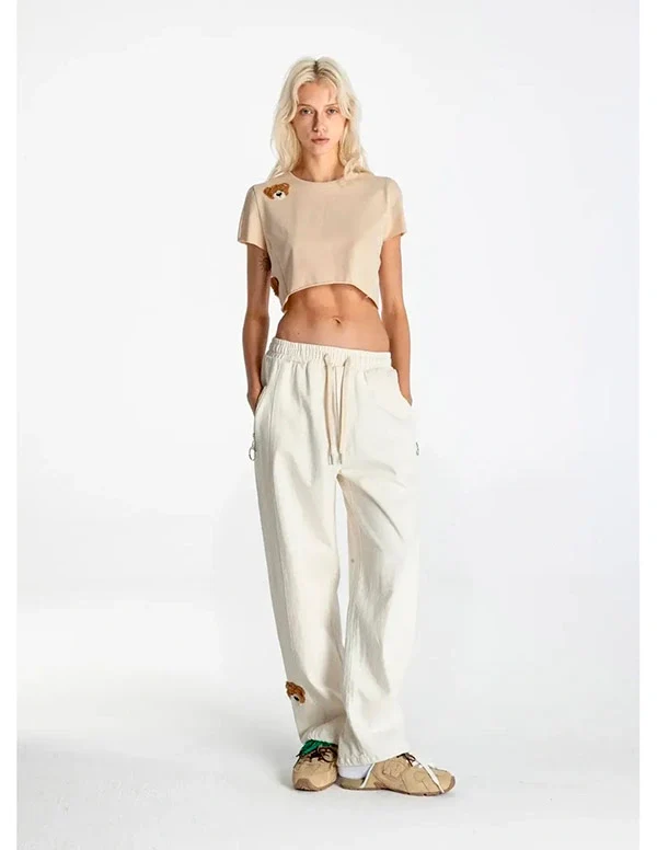 "Teddy beige cropped" camiseta MWM - Imagen 4