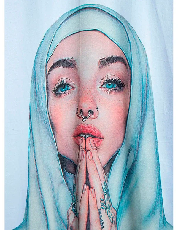 "Ave María" camiseta unisex MWM - Imagen 8