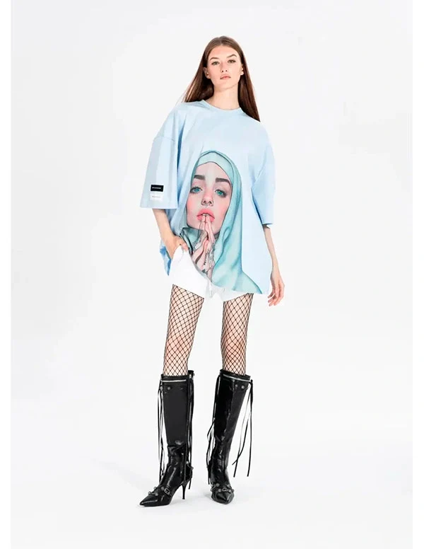 "Ave María" camiseta unisex MWM - Imagen 5