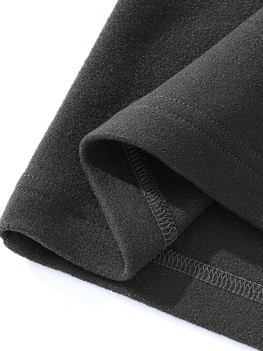 Haut à col montant doux couleur unie manches longues pour homme - Imagen 9