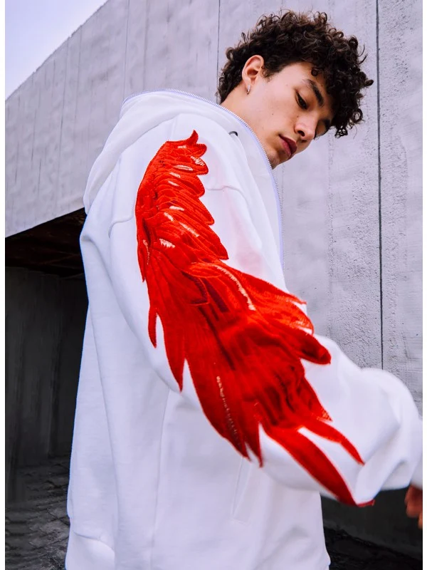 "Domme blanco" chaqueta unisex MWM - Imagen 3
